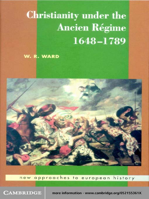 Cover image for Christianity under the Ancien Régime, 1648–1789